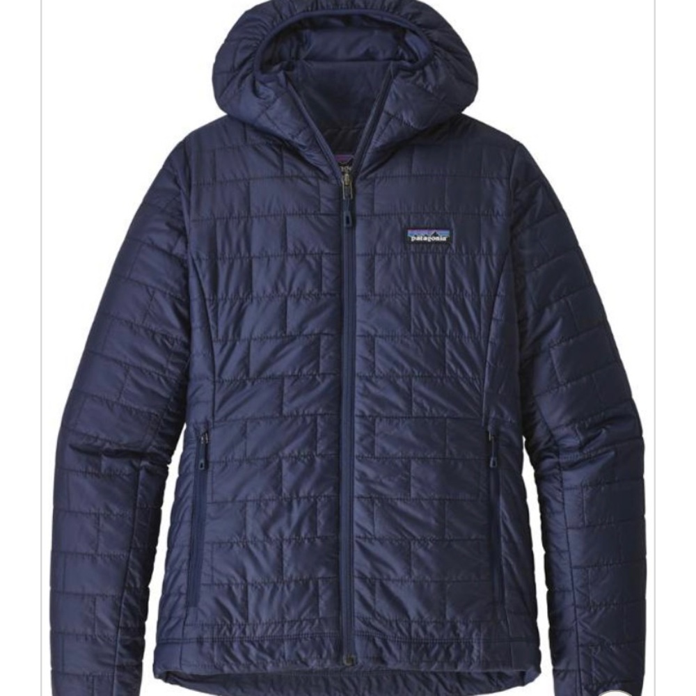 Patagonia women’s nano puff hoodie jacket